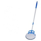 Mop robot, ajustabil, cu coada detasabila, ideal pentru canapele si tapiterii, reincarcabil, curatare rotativa la 360 de grade, alb/albastru