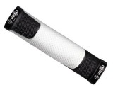 Mansoane velo - slice - cauciuc - 130mm fixare: inele blocare - alb/negru