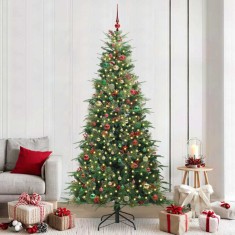 vidaXL Brad de Crăciun artificial cu ramuri articulare Verde 240 cm 3397453