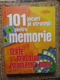 101 jocuri si strategii pentru memorie. Teste, rebusuri, probleme logice (Reader's Digest)