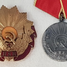 LOT Ordinul & Medalia MUNCII distinctie comunista - Ceausescu ''epoca de aur''