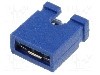 Conector {{Numarul de pini}} pini, seria {{Serie conector}}, pas pini 2,54mm, NINIGI - JUMPER-BL
