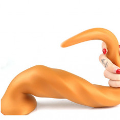 Dildo Penis Lung 54/6.5cm Ventuza Snake Natural Colour Dong Moale