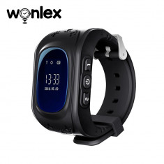 Ceas Smartwatch Pentru Copii Wonlex Q50 cu Functie Telefon, Localizare GPS, Pedometru, SOS - Negru, Cartela SIM Cadou foto
