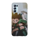 Husa compatibila cu Oppo Find X5 Pro, Viceversa, model Gon x Killua Fight Mode Hunter x Hunter, Silicon, TPU, Transparent, Carcasa
