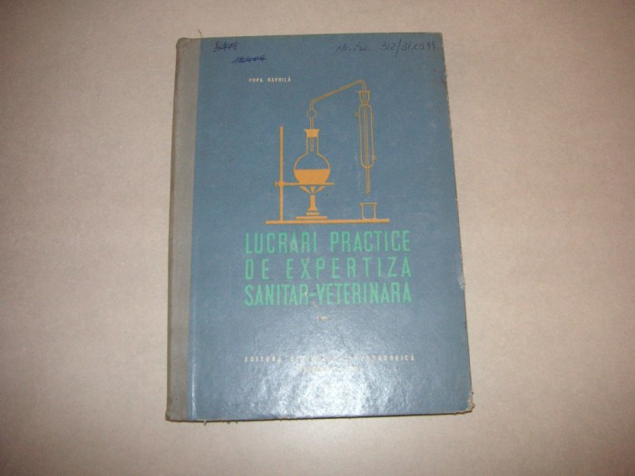 Popa Gavrila - Lucrari practice de expertiza sanitar-veterinara