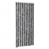 Cumpara ieftin Perdea pentru insecte, gri si negru, 90x220 cm, chenille
