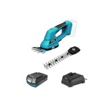 Foarfeca iarba/gard viu, 2 in 1, cu acumulator 2 Ah, incarcator 18V&nbsp;Li-ion,&nbsp;SAS+ALL, Dedra