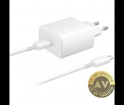 Incarcator Retea Cu Cablu USB-C Samsung EP-TA845 + EP-DA705BWE 45W 4.05A 1 x USB-C Alb GP-TOU021RFBWW foto