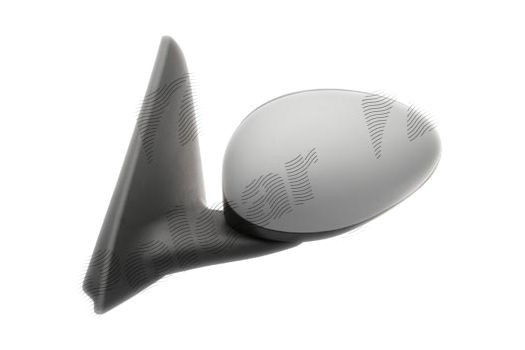 Oglinda exterioara Alfa Romeo 147 (937), 10.2000-10.2004, 147 (937), 10.2004-05.2010 , partea Stanga, culoare sticla crom, sticla asferica, carcasa g