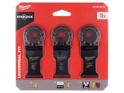 Set p&amp;acirc;nze ferăstrău multitool pentru lemn și metal, 5 buc. foto