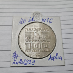 moneda austria 100 sch 1976 j.o iarna ag