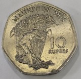 MAURITIUS 10 Rupees 2016 , magnetica , otel placat cu nichel