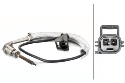 HELLA 6PT 014 495-111 Senzor, temperatura gaze evacuare foto