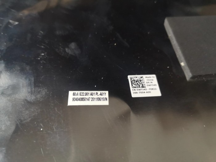 Carcasa spate ecran LCD pentru Dell Inspiron 15R N5110 WF34D