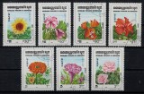 Timbre Cambodgia 1983 - Serie Completa Flori