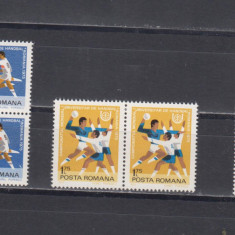 M1 TX5 6 - 1975 - Jocurile mondiale universitare de handbal perechi doua timbre