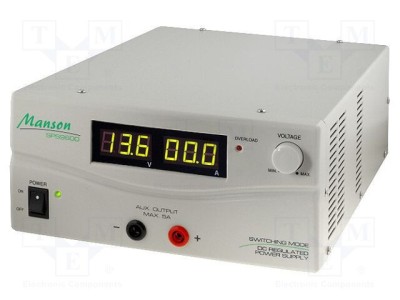 Alimentator laborator pulsatoriu canal unic 0-15VDC Manson foto