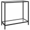 Gossi masa consola, transparent, 80 x 35 x 75 cm, sticla securizata