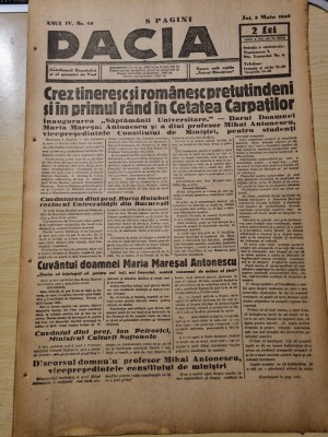 dacia 7 mai 1942-al 2 lea razboi mondial,4 ani de la moartea lui octavian goga foto