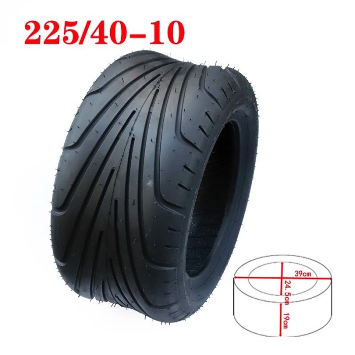 Anvelopa / Cauciuc scuter 225/40/10 compatibila cu scuter city coco