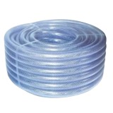 Furtun transparent cu insertie 3/4 (24mm) 50m 160, furtun PVC armat pentru apa si uz general