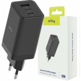 Incarcator Retea Allity ATC-01-65WACC GaN PD QC 2x USB-C 1x USB-A 65W Negru