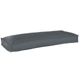 Pătură pentru palete pentru bancă antracit 100 x 40 x 8 cm, din fabrică Oxford.