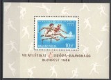 s3 - Ungaria 1966 Sport bloc neuzat,MNH
