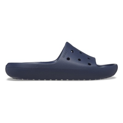 Papuci Crocs Classic Slide V2 Albastru - Navy foto