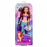 Papusa mica Sirena, Disney Princess, Ariel, HLW00