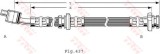 Conducta / cablu frana NISSAN ALMERA II (N16) (2000 - 2016) TRW PHD481