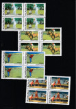 Romania 2002-Sporturi cu crose,serie 4 valori dantelate,bloc de 4,MNH, Sport, Nestampilat