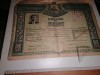 DIPLOMA DE BACALAUREAT 1942 , LICEUL TRAIAN , TURNU SEVERIN