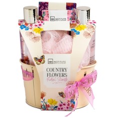 Set 5 produse de ingrijire corporala Country Flowers Bucket, 56234, IDC Institute