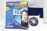 Cutie ambalaj cu manual si CD pentru placa video Matrox Millenium G550 AGP retro vintage