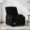 VidaXL Fotoliu rabatabil electric, negru, material textil 3206569
