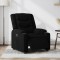 vidaXL Fotoliu rabatabil electric, negru, material textil 3206569