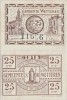 1918 , 25 centiemen ( DB WE125 ) - Wetteren ( Belgia )