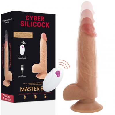 CYBER SILICOCK - REMOTE CONTROL REALISTIC MASTER BEN 23.88 CM -O- 4.3 CM foto