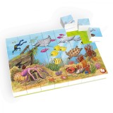 Cumpara ieftin Puzzle Lumea Subacvatica Hubelino (35 Piese)