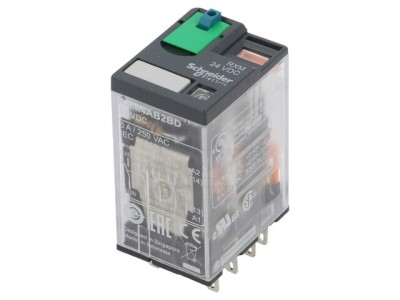Releu Electromagnetic 4PDT 24V 6A foto