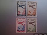FRANTA COLONIE REUNION POSTA AERIEANA SERIE MNH/MH=334