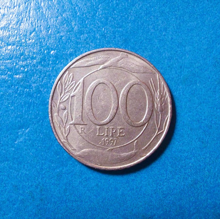 Moneda Italia - 100 Lire 1997