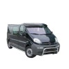 Parasolar Parbriz Opel Vivaro 2003-2010 Negru Eurowest, Cadru Metalic, Prinderi Incluse
