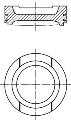 MAHLE 033 20 00 Piston foto