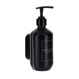 Dispenser Sampon 380Ml Prindere Perete &ndash; Negru