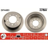 Set disc frana Lexus Lx (Uzj100) 09.97-03.08; Toyota Land Cruiser 100 ( J1) 01.98-07.08, Spate, 329X18mm, ventilat, TRW