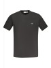 Tricou barbati, cu mini logo brodat, Regular fit, Negru, M, 2XL, L, XL