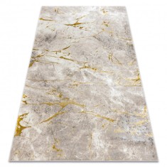 Covor BLISS Z197AZ147 bej &icirc;nchis / aur - Marmură, modern, structural, 80x150 cm